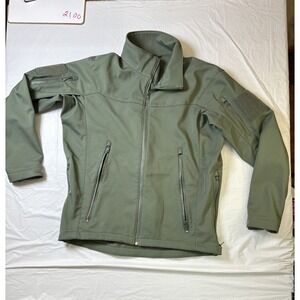 Mens Tru-Spec tactical soft shell jacket, military style, green, size:  N/A